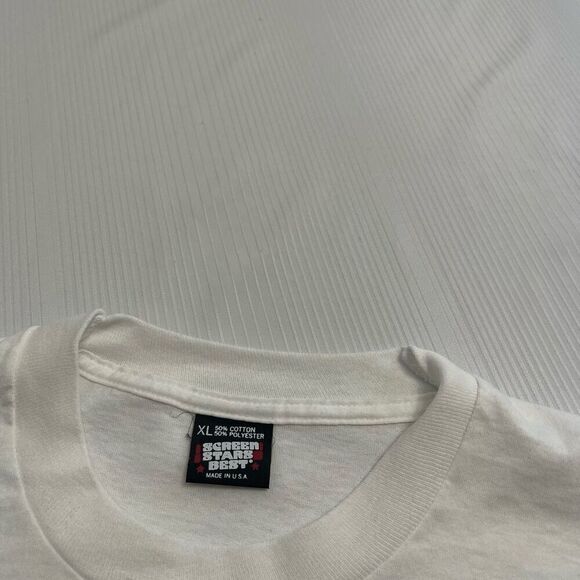 Patterson Football Dunbar High School VTG White Single Stitch T-Shirt Size XL - Picture 5 of 8